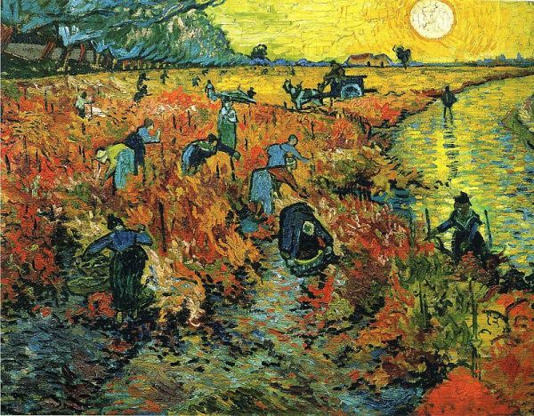VAN GOGH punainen viinitarha